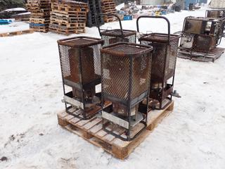 Qty Of (4) Sun Blast Model CR125AZNA220206 125,000 BTUH Natural Gas Radiant Heaters  **LOCATED IN EDMONTON**