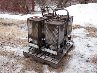 Qty Of (4) Sun Blast Model CR125AZNA220206 125,000 BTUH Natural Gas Radiant Heaters  **LOCATED IN EDMONTON**