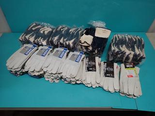 Qty Of Unused Showa Size 9 And BDG Size Medium Gloves **LOCATED IN EDMONTON**