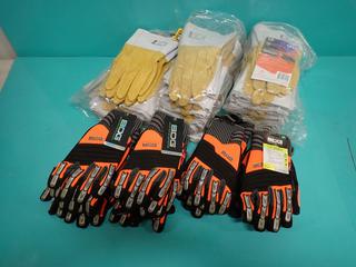 Qty Of Unused BDG Size XL Gloves And Endura Deerskin Size XL Welding Gloves **LOCATED IN EDMONTON**