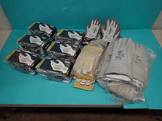 Qty Of Unused Ansell Hyflex, BDG And Ansell Crusader Size 9 Gloves **LOCATED IN EDMONTON**