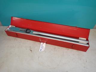 Proto Dial Torque Wrench c/w 1in - 3/4in Reducer **LOCATED IN EDMONTON**