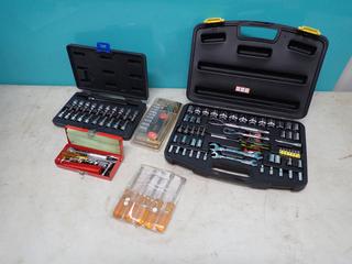 Mastercraft Torx Bit Socket Set, Stanley Socket And Wrench Set, Husky Socket Set And 5-Pc Nut Driver Set **LOCATED IN EDMONTON**