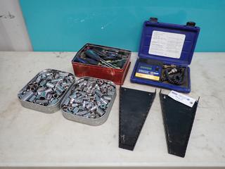Yellow Jacket Full Range SuperEvac LCD Vacuum Gauge c/w Qty Of Assorted Standard And Metric Sockets, Screwdrivers And Wrench Holders ** LOCATED IN EDMONTON**
