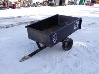 7ft X 37in S/A Utility Trailer c/w 2in Ball Hitch And 16X6.50-8 Tires ** LOCATED IN EDMONTON**