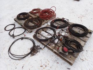Qty Of Truck Tractor Air Lines, Hydraulic Lines, Tow Lights And Wire Rope **LOCATED IN EDMONTON**