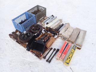 Qty Of U-Bolt Clamps, Shocks, Bolts, Springs, Trailer Bearings, Drums And Assorted Supplies **LOCATED IN EDMONTON**