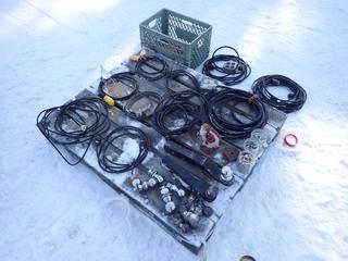 Qty Of Extension Cords, Pintle Hitch, Shackles And Assorted Hitch Balls **LOCATED IN EDMONTON**