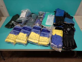 Qty Of Unused Ansell Size 9, 10 And 11 Chemical Gloves c/w MAPA And Activarmr Size Large Chemical Gloves **LOCATED IN EDMONTON**