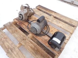 Prestolite 115V Motor, Power Products Model AH-47 Gas Engine And (1) Motor **LOCATED IN EDMONTON**