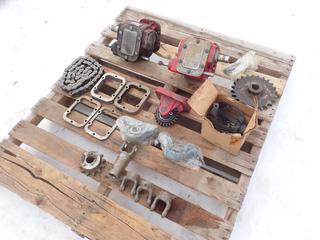 (2) Chelsea PTO's, Bearings, Chain, Gears And Universal Shafts w/ U-Joint **LOCATED IN EDMONTON**