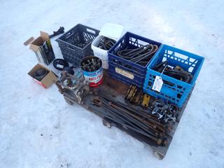 Qty Of Assorted U-Bolts, Rubber Bushings, Clamps, Pullies And Ball Joints **LOCATED IN EDMONTON**