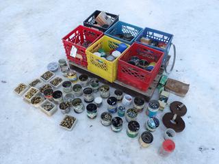 Qty Of Nuts, Bolts, Screws, Washers, Fittings And Assorted Supplies **LOCATED IN EDMONTON**
