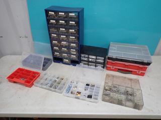 Qty Of Screws, O-Rings, Brass Fittings, Light Bulbs, Washers, Nuts, Bolts And Assorted Supplies **LOCATED IN EDMONTON**