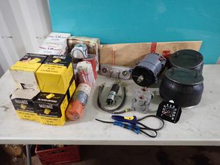 Alternator, Gasket Set, Air Bags, Hydraulic Pump, Oil Filters And Assorted Supplies **LOCATED IN EDMONTON**