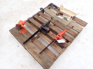 Remington LNT-2 12in 115V Chainsaw c/w Remington LNT-2 14in 115V Chainsaw, Black & Decker 120V Trimmer, Chainsaw Sharpener And Supplies **LOCATED IN EDMONTON**