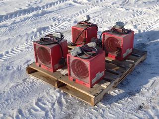 Qty Of (4) 240V Fan Forced Heaters **LOCATED IN EDMONTON**