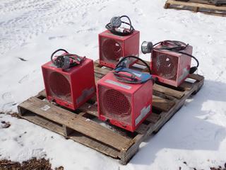 Qty Of (4) 240V Fan Forced Heaters **LOCATED IN EDMONTON**