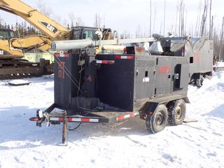 2008 Flagro Model FV0-400TR 26Kw T/A Indirect Fired Heater/Generator/Light Tower C/w Isuzu #CDI Diesel Engine, Stamford 120/220 Volt 50 Amp Generator, (4) Lights, Manual Telescopic Mast, Pintle Hitch. Showing 14,003 Hrs **LOCATED @ 1 SUNSET BOULEVARD, FORT MCMURRAY, AB**