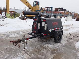 2008 Terex AL-4000 6Kw S/A Light Tower C/w Kubota D-1105 Diesel Engine, Pintle Hitch, (4) Lights And ST205/75R15 Tires. SN AL4-08-139 *Note: VIN OBL* **LOCATED @ 1 SUNSET BOULEVARD, FORT MCMURRAY, AB**