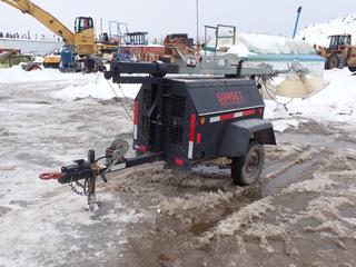 2006 Ingersoll-Rand S/A Light Tower C/w Kubota D-1105 Diesel Engine, Pintle Hitch, (4) Lights And ST175/80R13 Tires. Showing 13,536 Hrs. SN 364367ULB789 **LOCATED @ 1 SUNSET BOULEVARD, FORT MCMURRAY, AB**