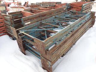 Qty Of Pallet Racking Includes: 12ft x 52in Uprights And 9ft x 42in Cross Beams **LOCATED @ 1 SUNSET BOULEVARD, FORT MCMURRAY, AB**