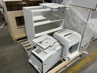 Canon and Xerox Multi Function Printers C/w Cabinet *May Require Repairs* **LOCATED @ 15311 - 128 Ave, Edmonton, AB**
