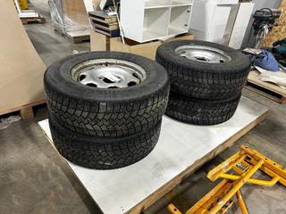 (4) LT265/70R17 Rims and Tires C/w To Fit 6-Bolt Ford F-150 **LOCATED @ 15311 - 128 Ave, Edmonton, AB**