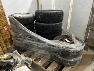 Qty Of (4) Nokian 275/55R20 And (2) LT275/75R16 Tires w/8-Bolt Steel Rims **LOCATED @ 15311 - 128 Ave, Edmonton, AB**