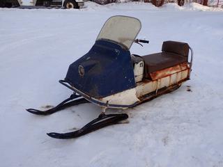 Johnson "Skee-Horse" Snowmobile w/ OMC225-W Gas Engine. SN C52562 **LOCATED IN EDMONTON**