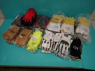 Qty Of Assorted Unused Endura, Superior, Jomac And 3M Size L-XL Lined, Welding And Work Gloves ** LOCATED IN EDMONTON**
