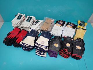 Qty Of Assorted Unused Watson, Superior, BDG And Best Size Small, 6 And 7 Lined, Welding, Leather And Work Gloves ** LOCATED IN EDMONTON**