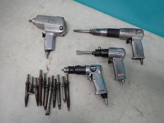 1/2in Pneumatic Gun, Pneumatic Drill, Pneumatic Chisel Hammer And Pneumatic Zip Gun **LOCATED IN EDMONTON**