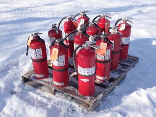 Qty Of (12) Fire Extinguishers **LOCATED IN EDMONTON**