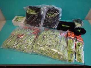 Qty Of Unused Ergodyne Squids Tool Lanyards c/w Assorted Unused Miller Tool Pouches And Belt Attachment ** LOCATED IN EDMONTON**