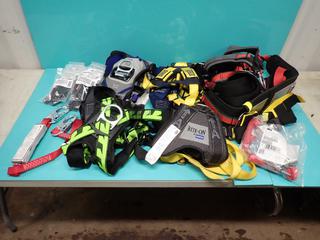 Qty Of Unused SALA, MSA, Miller And North Safety Harnesses c/w Unused Dynamic Tool Lanyards And 3M Shock Absorbing Lanyards ** LOCATED IN EDMONTON**