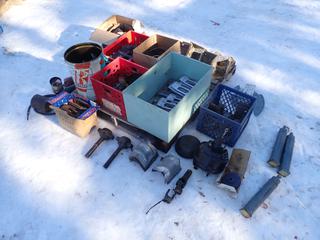 Qty Of Assorted Brake Boosters, Motor Mounts, Wheel Spacers, Backing Plates, Universal Shafts, Wiring, Fuel Filters And Assorted Supplies ** LOCATED IN EDMONTON**