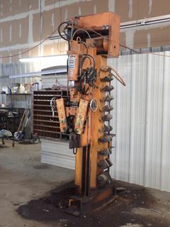 1999 Vicroc UB-302 208/460V 3 Phase U-Bolt Bender Machine w/ PU-350 Power Unit, RS500 Press, I-Spring Bender Conversion And 1in Cap. SN 301