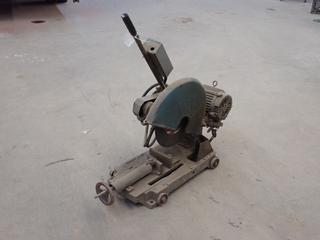 230/460V 3-Phase 14in HD Chop Saw w/ CGE 5HP Motor