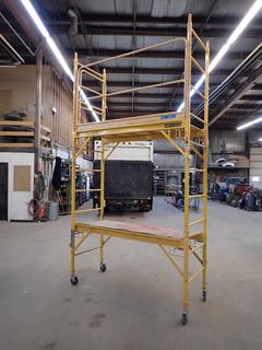 (2) Sections Of MetalTech Job Site 6ft 1000lb Cap. Baker Scaffolding