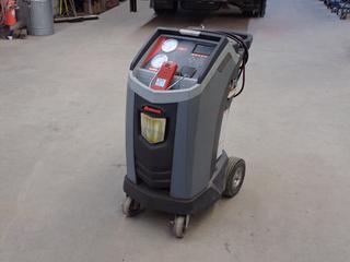 2016 Robinair 34788NI 115V Refrigerant Recovery, Recycling And Recharging Station c/w Blue-Point Act100A Electronic Halogen Leak Detector. SN 012356938