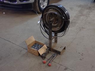 Custom Built Stand w/ Steel Strapping, Tightener And Banding Clips