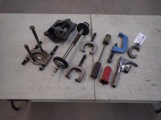 Qty Of Assorted Automotive Removal And Puller Tools