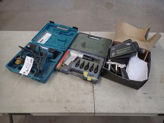 Pneumatic Riveting Gun, Makita Heat Gun And Ultra Pro Dual Action Sandblaster