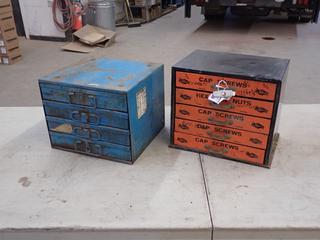 DOCAP Storage Cabinet c/w Papco Storage Cabinet, Nuts, Bolts, Washers, Screws, Lock Nuts And Assorted Supplies