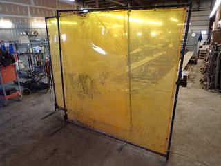 (2) 72in X 77in Welding Screens c/w Torches