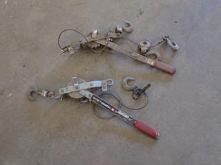 Qty Of (2) Wire Rope Pullers