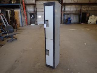 15in X 12in X 72in 2-Door Storage Locker 