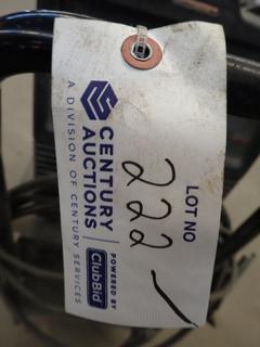 Lincoln Electric Power MIG 140C 120V Single Phase MIG Welder c/w Cart, Mig Gun And Regulator. SN M3071104167