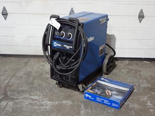 2012 Miller Millermatic 252 200/230V Single Phase MIG Welder, SN MC060066N c/w Unused Miller Migmatic M-100 Welding Gun, Ground Cable And Miller Welding Gun